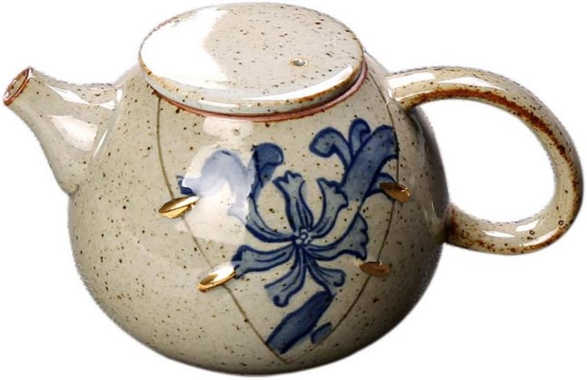 Spicy Meow Traditional Chinese Teapot Chinese Ancient Small Kung Fu Teapot Ceramic, F