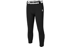 Dizoboee Boys Compression Pants Leggings Tights for Sports Youth Kids Athletic Basketball Base Layer