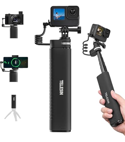 Taisioner Mini Selfie Stick & Stativ Set - Kompatibel Mit GoPro Und Handys Für Outdoor-Abenteuer
