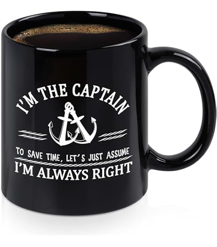 "Things I Love Almost As Much As My Boat" Funny Coffee Mug - 11oz Gift For Boat Owners & Anglers