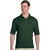 Jerzees Men's SpotShield Short Sleeve Preshrunk Polo Shirt