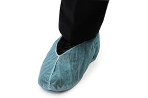 DIAGNOSTICS DIRECT, INC. Disposable Non-Skid Shoe Covers - Blue (Large, 100/sleeve)