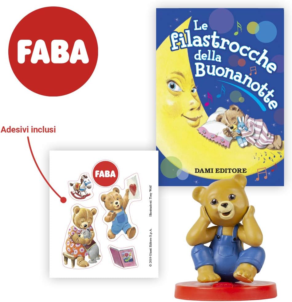 FABA FFR23905 - Teddy Bear with Sound, Multicolor, Multi-coloured, Canzoni e Filastrocche - Image 4