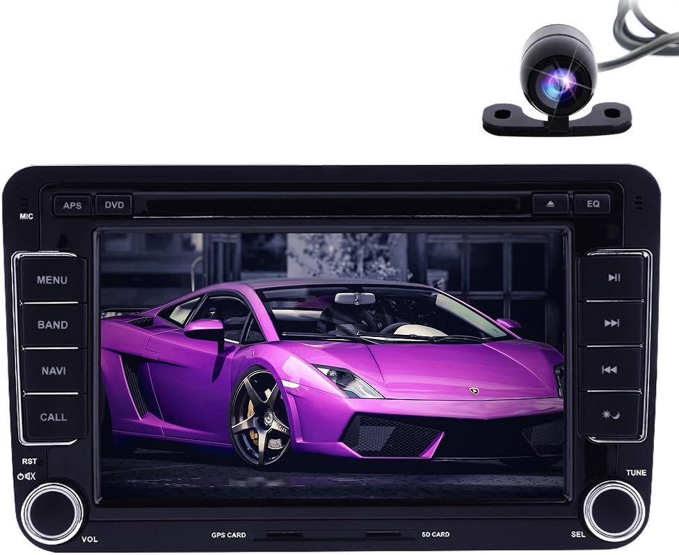 7" Car GPS Navigation DVD CD Player VW Jetta Golf Skoda MK5 Passat Seat+Camera