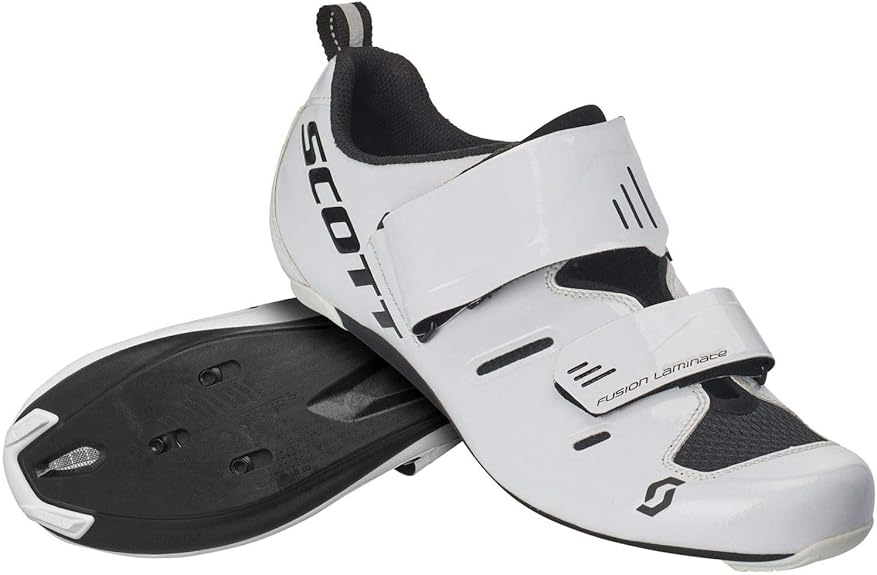 Scott Road Tri Pro Triathlon Cycling Shoes White/Black 2020, mens