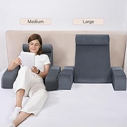 ENITYA Reading Pillow with Arms for Bed