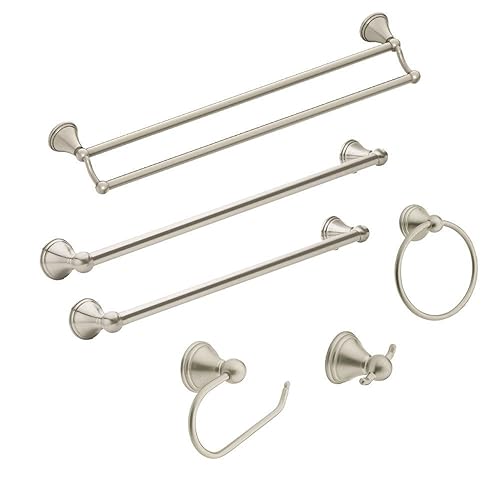 Moen Brushed Nickel Towel Bar Amazon Moen Preston Collection