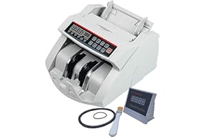 FixtureDisplays® Bill Counter Money Cash BANKNOTE Machine Count Currency W/Counterfeit Detection 18602-NPF