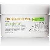 Goldfaden MD Doctors Scrub – Ruby Crystal Microderm Exfoliator – Daily Face Polish with Hyaluronic Acid & Seaweed Extract – Brightens, Smooths Texture & Reduces Appearance of Pores – 3.5 fl oz