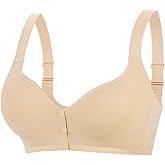 Cotton Whisper Everyday Wear Bra with Front Closure and Adjustable Straps