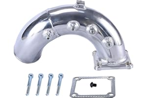 ZANILIA High Flow Intake 3" Elbow Tube Fits 1998.5 1999 2000 2001 2002 Dodge Ram 5.9L Cummins Diesel Silver