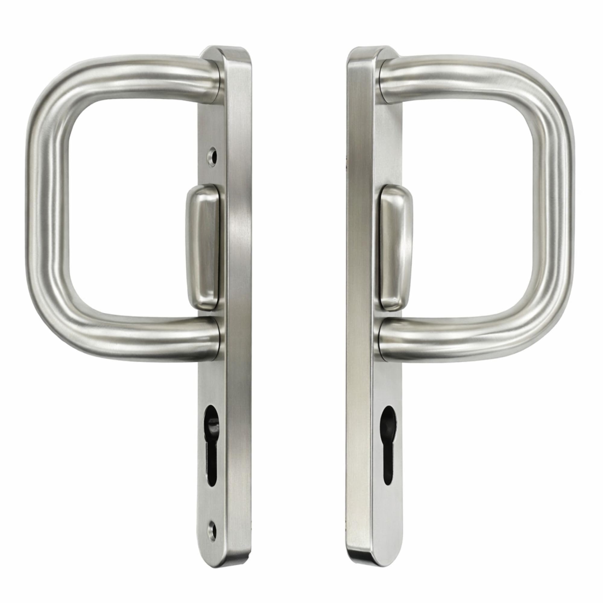 UAP Sliding Patio Door Handles with Comfortable Grip 219mm (Satin Stainless)