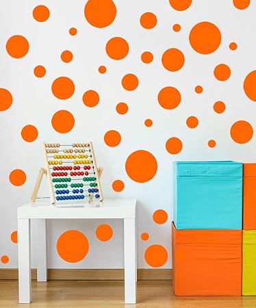 polka dot stickers for walls
