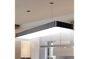 Obihivlo 88W LED Pool Table Light, Suitable for 7'-8' Pool Table Hanging Light, Equipped with Three Color Dimmable Lighting Modes and Remote Control, Suitable for Game Rooms, Office, Coffee Shops