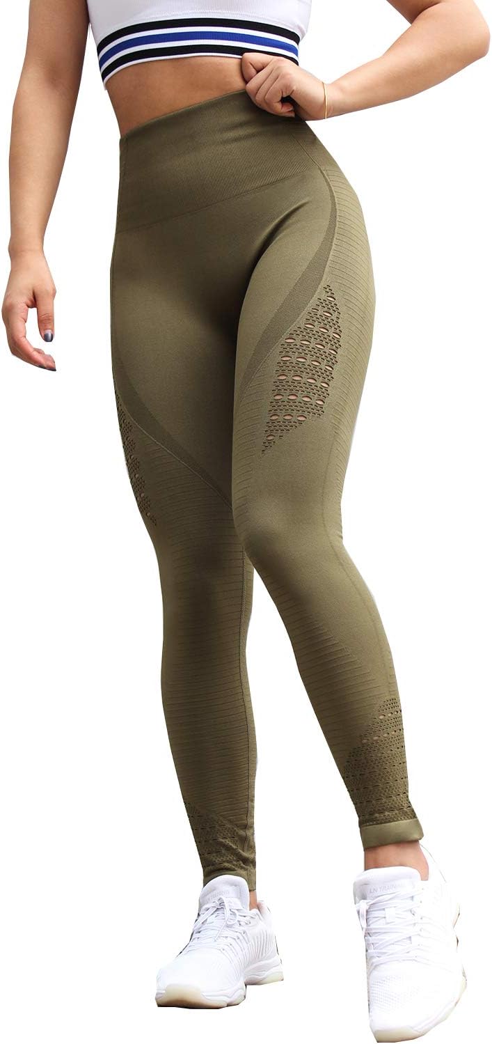 UK Women's Energy Seamless Leggings Gym Sportswear Yoga Pants Running Training Fitness Activewear