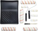 Fit For The Job 12 Piece Emulsion Paint Roller Set 4x 9" + 4x Mini Rollers view 3