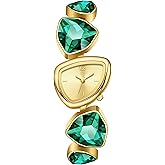 ADSBIAOYE Women's Luxury Crystal Bracelet Watch Unique Irregular Quartz Watch