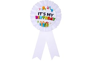 LUKGELYAM Happy Birthday Pins Its My Birthday Pin Satin Girl Ribbon Birthday Pin for Party