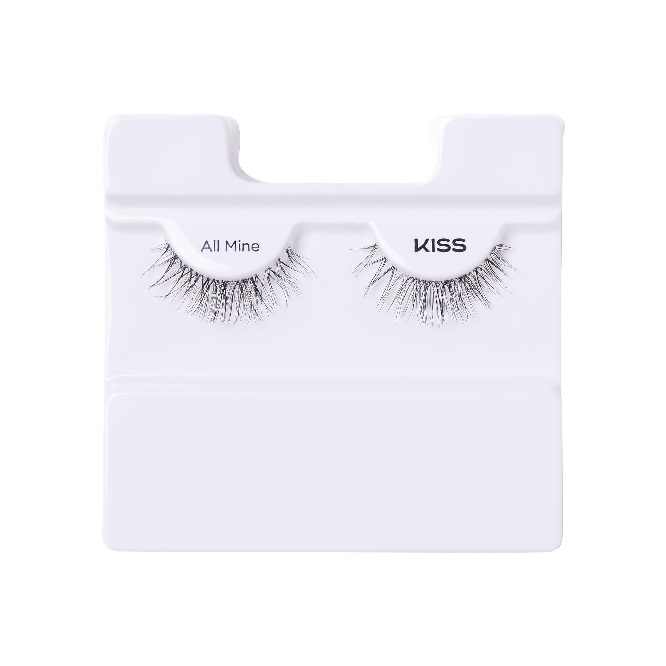 KISS My Lash But Better, False Eyelashes, 'All Mine', 10mm, Includes 1 Pair Of Lash, Easy to Apply, Reusable Lash Clusters
