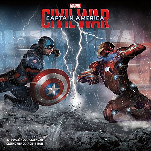 Captain America: Civil War 2017 Wall Calendar