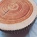 We pay your sales tax 3D Tree Wood Slice Memory Foam Cushion Throw Pillow Doll Seat Pad Home Decor Wood Log
