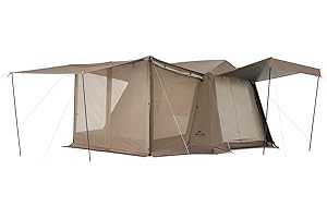 Naturehike Village Instant Tent, 4 Person 8 Person Camping Tent with Full Rainfly, Waterproof Large Cabin Tents for Car Camping