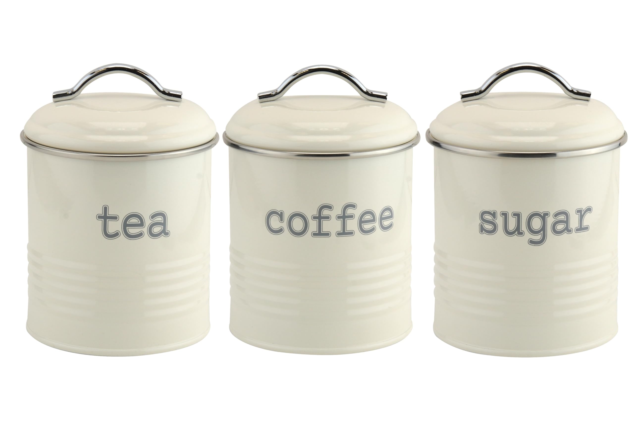 Apollo Canister Round Cream, Set of 3 4851