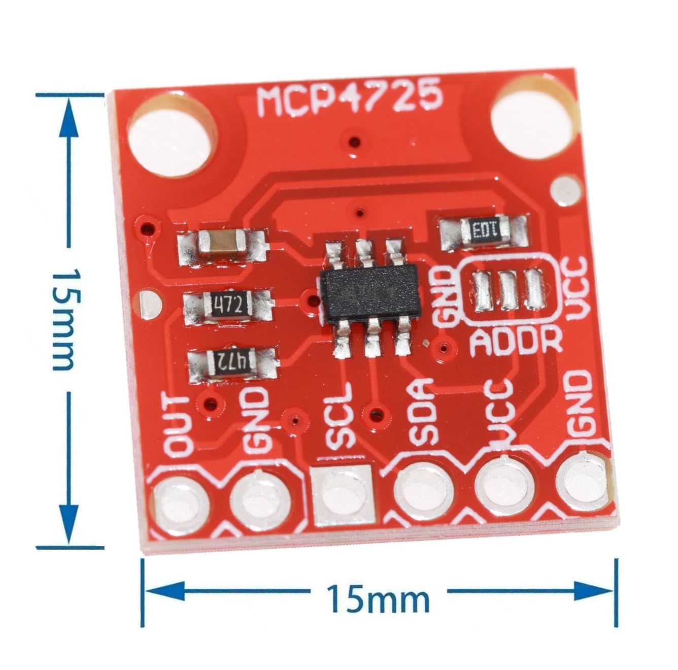 Mcp4725 Module Mua WWZMDiB 2PCS MCP4725 12-bit I2C IIC DAC Development Board Breakout ...