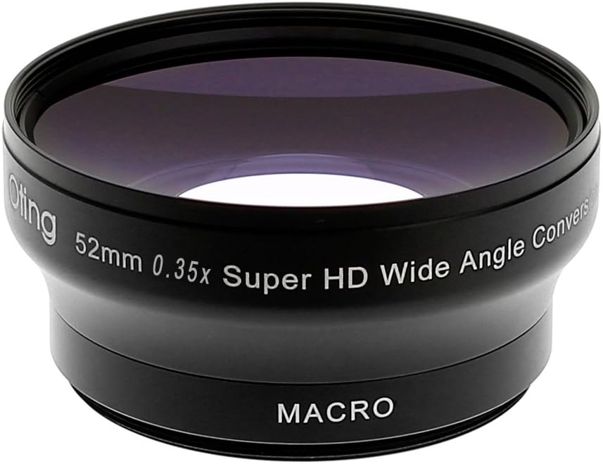 Fisheye Lens 0.35X with Macro for Canon EOS 1100D / 1000D / 650D / 600D / 550D / 500D / 450D / 400D / 350D / 300D / 100D / 10D / 20D / 30D / 40D / 50D / 60D / 1D / 5D / 6D / 7D