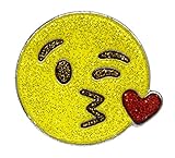 Navika Emoji Mwah Glitzy Ball Marker with Magnetic Hat Clip