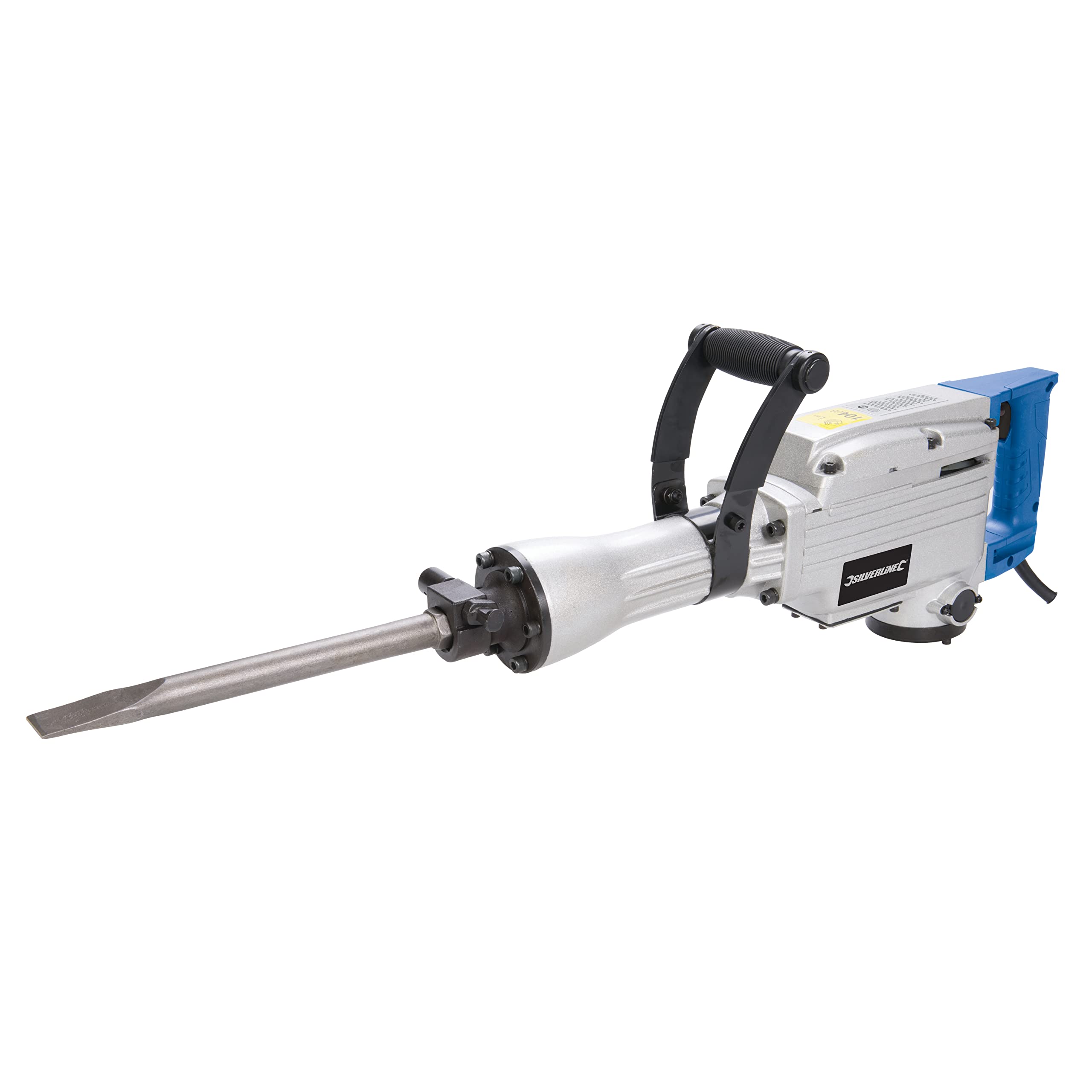 Silverline Electric Breaker – 1500W Heavy Duty Demolition Hammer, SDS Hex, UK Plug (263570)