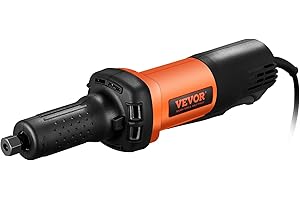 VEVOR Die Grinder, 1/4" Collet Variable Speed (10000-28000RPM), Heavy Duty Electric, Ergonomic Grip for Rust Removal, Grindin