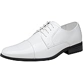 Jousen Mens Dress Shoes Tuxedo Patent Oxford Classic Comfortable Dress Shoes for Men