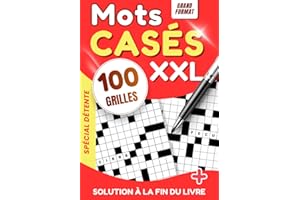Mots Casés – Carnet de 100 Grilles Relaxantes pour Adultes et Seniors: Jeu de Mots Stimulant pour Booster la Mémoire et la Co