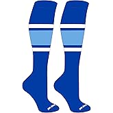 Mk Socks Competitor OTC Baseball, Football Socks (B) Royal, White, Columbia Blue