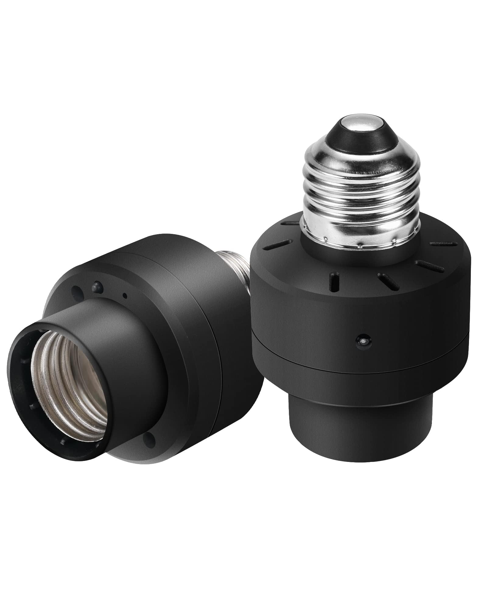 Photo 1 of DEWENWILS Dusk to Dawn Light Bulb Sockets, E26 Light Sensor Socket with Timer, Light Socket Indoor/Outdoor for Porch Garage Garden Patio Waterpoof Lights, 2 Pack, ETL Listed