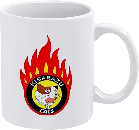 Amazon Co Jp マグカップ スープカップ 木更津キャッツアイ コーヒーカップ 白い セラミックマグ 湯飲み 円筒形陶磁器 330ml大容量 贈り物 オフィス用品 陶器 食器 ホーム キッチン