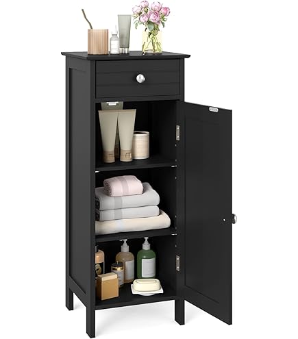 Amazon.com: Generic Hysache Bathroom Floor Storage Cabinet