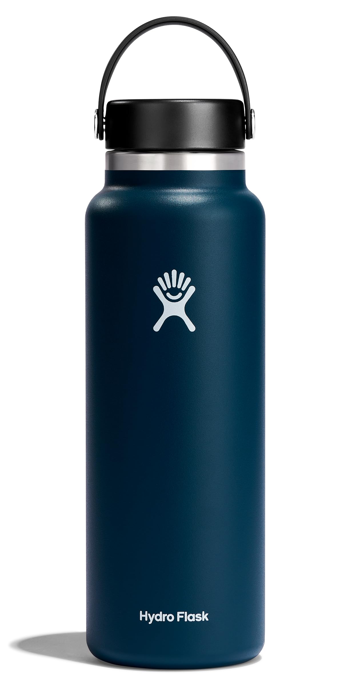 Photo 1 of Hydro Flask Water Bottle - Insulated Stainless Steel - Wide Mouth Flex Lid, Non Spill, Leakproof and Refillable in 40 Oz