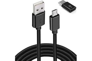 KQWOMA Replacement PS4/5 Controller Charger and Data Transfer Cord，Micro Charging Cable Compatible with Playstation 4/5, PS4 Slim/Pro, Xbox One S/X Controller and etc (3.3FT)