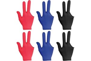 doorslay Billiard Pool Gloves 3-Finger Cue Gloves Billiards Glove