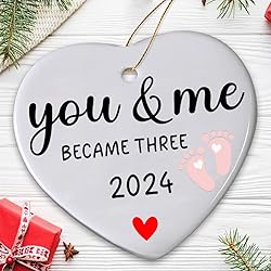 Baby's First Christmas Ornament - Family of Three