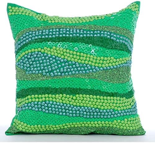 Amazon Com The Homecentric Luxury Green Pillow Cases Modern