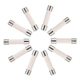 BOJACK T10A250V 6x30 mm 10A 250V Slow-Blow Ceramic