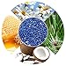 Hard Wax Beans Hair Removal Kit- 1lb Blue Wax Refill with 8 Applicators for Facial, Brazilian Bikini, Underarms, Back, Chest, Legs- Pearl Beads At Home Waxing for Wax Warmers (Pink)