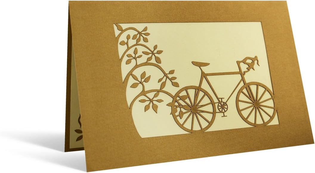 Bicycle Pop Up Card, Collectible Card, Bicycle Voucher, 3D Pop Up Card, Bicycle Voucher, T05, Racing bike - Image 4