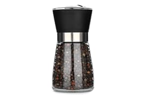 VIKROM Salt and Pepper Grinder - Ceramic Salt and Pepper Grinder for Salt and Pepper Shakers Kitchen Grinder Grinder Ceramic and Copper Hand Grinder for Kitchen