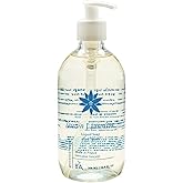 Provence Sante Natural Liquid Soap - Moisturizing Almond Oil Hand Soap with Exotic Jasmine Scent - Elegant Pump Dispenser for Kitchen & Bath (16.9 oz)