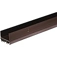 Frost King B79/36H Vinyl Slide-On Door Bottom for Metal and Wood Doors, 1-3/4 x 36", Brown