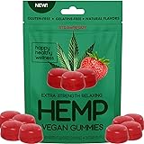 Vegan Hemp Gummies for Relaxing, Uplifting, Sleep & Calming - 100% Natural Hemp Gummies for Sleep and Tension - Great for Rel
